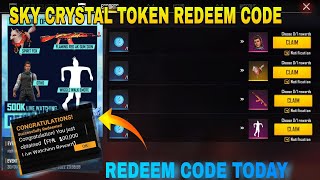 Free Fire Redeem code Today  500K Live Watching Rewards Event  Free Fire New Event [upl. by Ayrolg602]