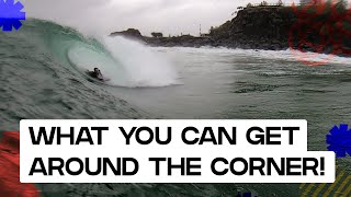 Froggies Beach delivering on perfect Saturday morning with a fun crew😊  Raw POV bodyboarding [upl. by Cortie254]