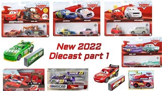 New 2022 Diecast part 1  Disney Pixar cars diecast by Mattel [upl. by Ardnasirk746]