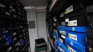 INSIDE THE CLOSED SNEAKER STORE STOCK ROOM [upl. by Zzabahs]