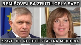 REMIŠOVEJ SA ZRÚTIL CELÝ SVET ZRAZU JEJ NECHUTÍ VLASTNÁ MEDICÍNA [upl. by Ahselaf291]