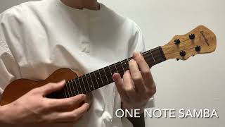 One Note Samba Ukulele Cover [upl. by Daney]