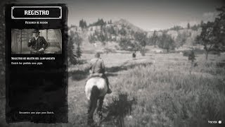 Localización 1 Pipa de Dutch  Chico de los recados  Guía Trofeo  Logro  Red Dead Redemption 2 [upl. by Horbal]