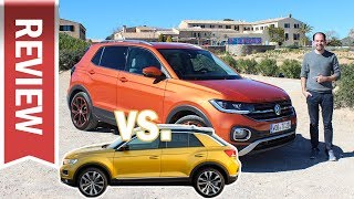 VW TCross vs TRoc Unterschiede Vergleich und Qualität im Test – Polo SUV gegen Golf SUV [upl. by Kathlene]