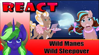 WILD MANES GETTING GOOD New Leaf Reacts  Wild Sleepover  Curious Cocoa [upl. by Llien]