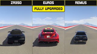 Annis Euros Vs Annis ZR350 Vs Annis Remus  Speed Test Drag Race  GTA 5 Online [upl. by Doownel]