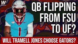 QB FLIPPING FROM FSU TO UF  Tramell Jones RPM to leave FSU Football  Florida Gators Recruiting [upl. by Blandina914]