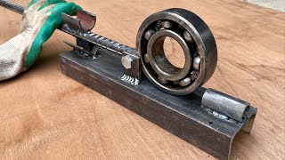 Creative ideas on how to make metal bending and flanging tools that very few people know how to make [upl. by Arrak]