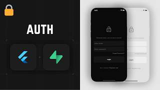 🔒📱 Authentication with Supabase • Flutter Tutorial [upl. by Hooge]
