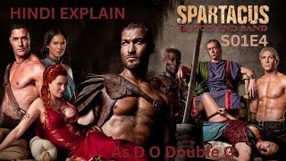 Spartacus Blood And Sand Episode 4 Complete Story Explain in Hindi movie hindiDubbed [upl. by Elora]