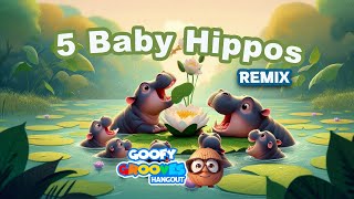 quotLearn to Count 15 with Hippo Friends  Educational Nursery Rhymequot [upl. by Ardiedal969]