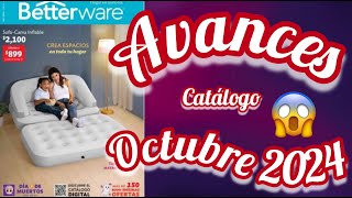 AVANCES CATÁLOGO OCTUBRE 2024 Betterware 🎃 [upl. by Yole]