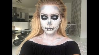 HALLOWEEN TUTORIAL  Dominika Myslivcová [upl. by Assilram654]