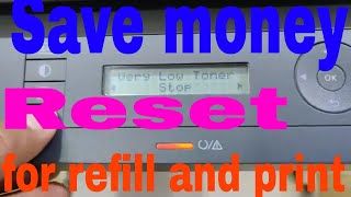 How to Reset toner cartridge very low Stop print copy HP Laser MFP 135 137 138 133 Save money by [upl. by Bakerman]