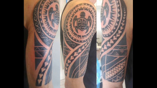 Maori tattoo 1 part 2 finished  Tattoo time lapse [upl. by Aidan755]