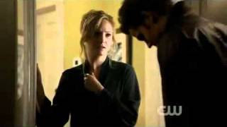 The Vampire Diaries Season 2 Episode 13  Elena and Bonnie visits Caroline [upl. by Sredna]