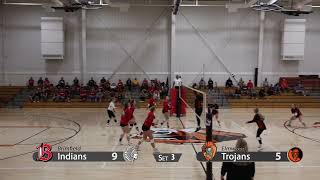 2024 10 12 Brimfield High School Volleyball  ICAC Tourny  Game 1 vs Elmwood set 3 W157 [upl. by Dari835]