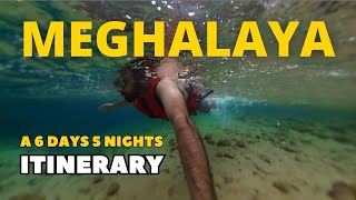 MEGHALAYA places to visit  MUST WATCH before Meghalaya Trip  6 Days Itinerary  Hindi meghalaya [upl. by Cornie]