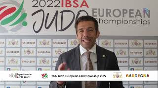 Intervista a Pino Maddaloni  IBSA Judo European Championship 2022 [upl. by Rik]