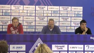 SV Waldhof Mannheim 07 vs 1 FC Kaiserslautern II Pressekonferenz 1314 [upl. by Ariik138]