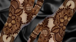 Easy New Latest Mehndi Design For Back Hand ll Easy Arabic Mehndi Designs For Begginer ll New Henna [upl. by Dhar]