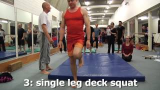 Single Leg Squat Progressions  Step by Step Stretch Therapy Workshop live [upl. by Eynahpets]