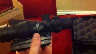 Trijicon ACOG TA31RCOM4CP 4x32 USMC Unboxing AR [upl. by Darin783]