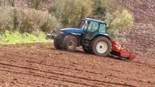 Three Power Harrows Breaking the Sod with Danyrheol [upl. by Gone]