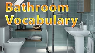 Bathroom Vocabulary  Learn english vocabulary with Pictures [upl. by Anierdna]