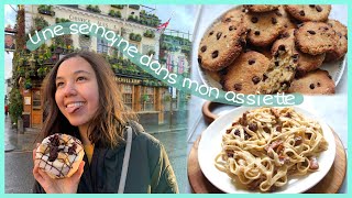 WEEKLY VLOG 3 Une semaine dans mon assiette un peu freestyle  cookies vegan [upl. by Aronle]