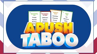 APUSH TABOO Game [upl. by Reaht]