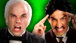 Epic Rap Battles of History  Behind the Scenes  Nikola Tesla vs Thomas Edison [upl. by Farra]