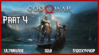 Exploring Lake of Nine amp Veithurgard  God of War 2018 Part 4 Ultrawide Playthrough Unedited 329 [upl. by Nainatrad356]