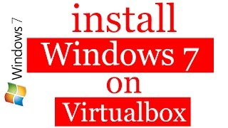 How to install Windows 7 on Virtualbox amp Fix Full Screen Problem [upl. by Adnolahs]