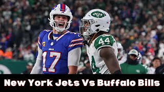 Mike Williams Trip leads to Aaron Rodgers game losing INT  New York Jets Vs Buffalo Bills [upl. by Noemys501]