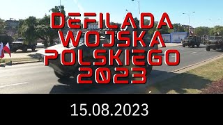 Defilada Wojska Polskiego  15082023  skrót defilada wojskopolskie warszawa 15sierpnia [upl. by Alatea573]