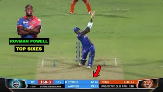 Rovman Powell Top 7 Cracking Sixes  Rovman powell Batting [upl. by Karp]