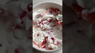 Healthy dessert recipe idea 🍫🤍 healthydessert healthyrecipes healthyfood highproteinrecipes [upl. by Fleischer63]