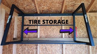 Installing A Tire Rack Storage System [upl. by Rapsag]