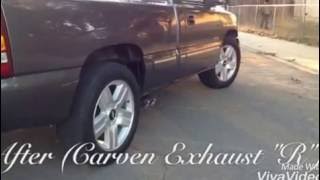 2002 Silverado 48 With Carven Exhaust R Series [upl. by Frazier]