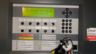 Notifier ID3000 Fire Alarm Panel Sounder Test [upl. by Ennovad]