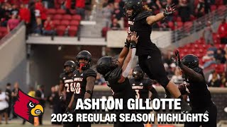 Ashton Gillotte 2023 Regular Season Highlights  Louisville DL [upl. by Odlaner]