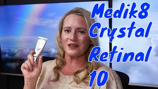 Medik8 Skincare Crystal Retinal 10 Night Face Serum Review amp How to Use [upl. by Volney98]