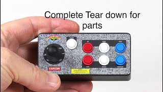 Tear down Street Fighter II mini controllerNew Wave Toys [upl. by Clovis]