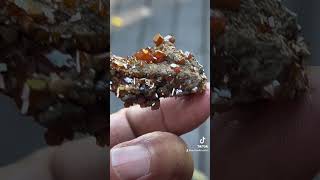 Wulfenite from China mineralspecimen mineralogy gemstone [upl. by Gaeta]