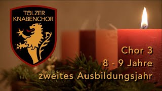 Digitaler Adventskranz 2020 Tölzer Knabenchor Ausbildungschor [upl. by Pettifer531]