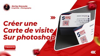 Comment créer une carte de visite sur Photoshop [upl. by Edgar]