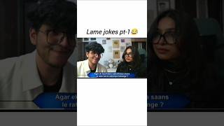 Lame joke pt1🤣💗trending triggeredinsaan ruchikarathore nischika lamejokes song funnyvideo [upl. by Casimir]