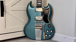 Gibson Murphy Lab ‘64 SG in Pelham Blue With Vintage Parts [upl. by Dloreg]