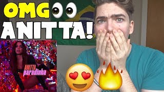 GRINGO REAGINDO a ANITTA  Paradinha  Clipe Oficial REACTION [upl. by Mahan]